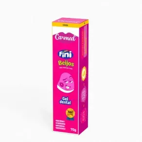 Gel Dental Carmed Fini Beijos com Fluor 70g